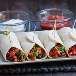 Pork and Bean Burrito