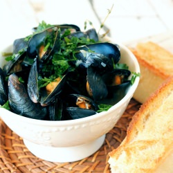 Mussels in White Wine