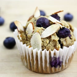 Guilt-Free Blueberry Almond Muffins