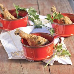 Shallow Fried Chicken Drumsticks