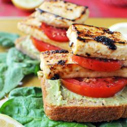 Tomato & Lemon Tofu Sammies