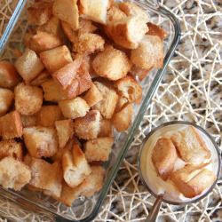 Cinnamon Sugar Croutons