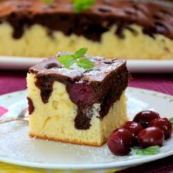 Cake with Cherries
