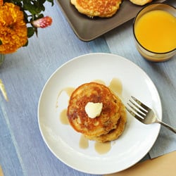 Sweet Corn & Bacon Pancakes