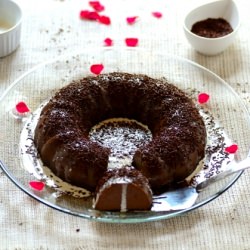 Brazilian Chocolate Fudge Flan