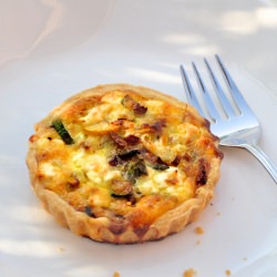 Zucchini-Feta Tarts