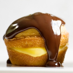 Boston Cream Pie Cupcake