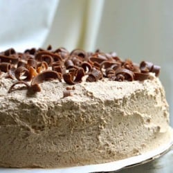 Coffee Cream Sponge Cake
