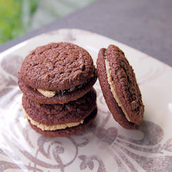 Chocolate Peanut Butter Sandwiches