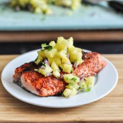 BBQ salmon