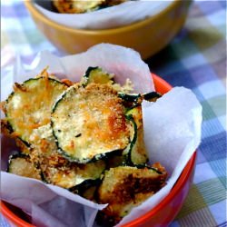 Oven Baked Zucchini Chips