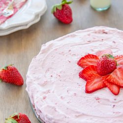 Strawberry Cloud Cake