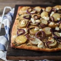 Roasted Potato and Rosemary Pizza