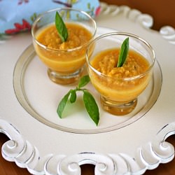 Yellow Heirloom Tomato Gazpacho