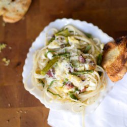 Lemon and Asparagus Pasta
