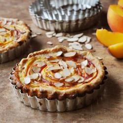Ginger-Peach Custard Tarts