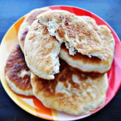Fried Bread w/ Feta Cheese