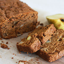 Pear spice pecan loaf