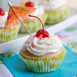 Pina Colada Cupcakes Vegan