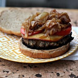 Lamb Burgers with Gouda