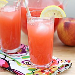 Raspberry Peach Lemonade