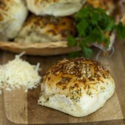 Herb and Cheese Crusted  Rolls