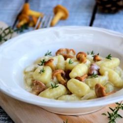 Gnocchi w/ Chanterelle Sauce