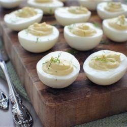Horseradish Deviled Eggs
