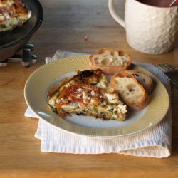 Zucchini and Tomato Frittata