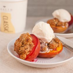 Mini Peach Crisps