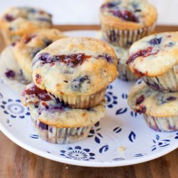 Blueberry & Jam Muffins