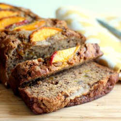 Low-fat Peach Banana Bread