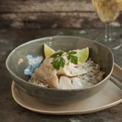 Kingklip Baked in Green Curry