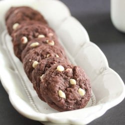 Reverse Chocolate Chip Cookies