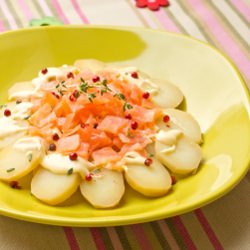 Potato Salad with Smoked Salmon