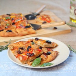 Vegetable and Tuna Focaccia