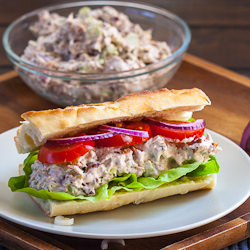 Pecans and Tuna Sandwich