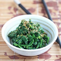 Asian Sesame Spinach Salad