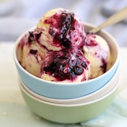 Blueberry Cheesecake Ice Cream