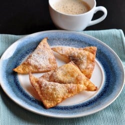 cashew nutella wonton