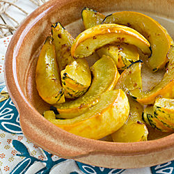 Maple Chipotle Squash Wedges