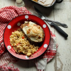 Eggplants Stuffed with Millet