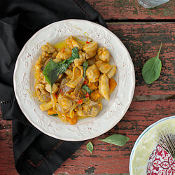 Chicken Pumpkin Stir-fry