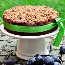 Plum Crumble Cake