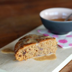 Moist Date Cake with Caramel Sauce