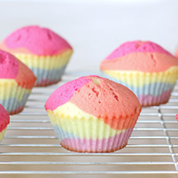 Rainbow Cupcakes