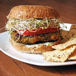 Sweet Potato Quinoa Burger