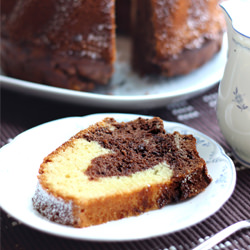 Chocolate Eggnog Cake