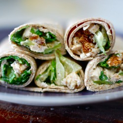 No Guilt Caesar Dressing & Wraps