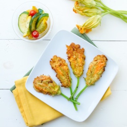 Stuffed Zucchini Blossoms